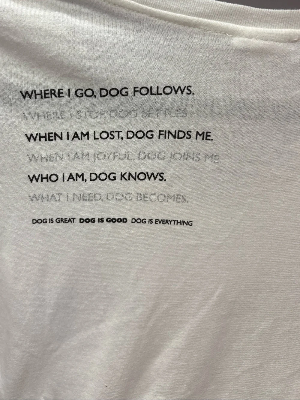 Dog. Codependent. White V-Neck Long-Sleeve Tee
